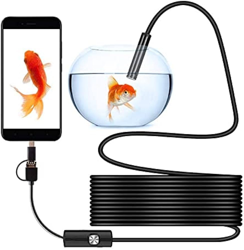 Asleesha 2 Meter Wire Mini Endoscope Camera for Android USB Borescopes Waterproof